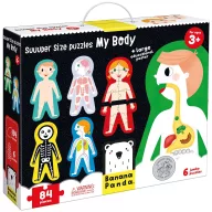   Banana Panda fejlesztőjáték - Suuuper Size Puzzles My Body