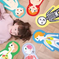   Banana Panda fejlesztőjáték - Suuuper Size Puzzles My Body