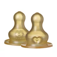   BIBS latex cumifej cumisüveghez - közepes áramlású (2 db)