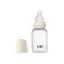 BIBS cumisüveg szett szilikon cumifejjel - Krémfehér (150ml)