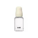 BIBS cumisüveg szett szilikon cumifejjel - Krémfehér (150ml)