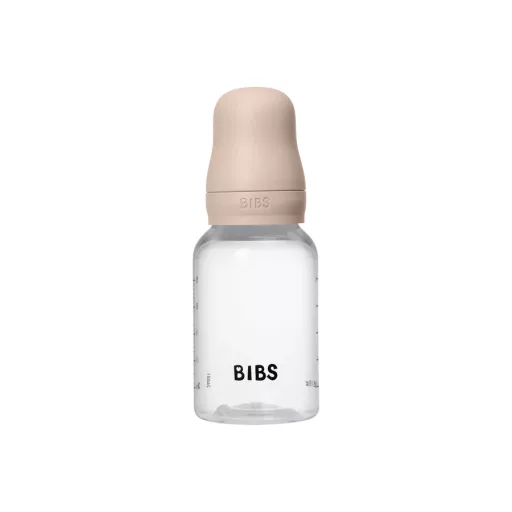 BIBS cumisüveg szett szilikon cumifejjel - Púderrózsaszín (150ml)