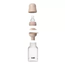 BIBS cumisüveg szett szilikon cumifejjel - Púderrózsaszín (150ml)