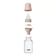   BIBS cumisüveg szett szilikon cumifejjel - Púderrózsaszín (150ml)