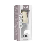   BIBS cumisüveg szett natúr kaucsuk cumifejjel - Krémfehér (150ml)