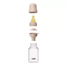 BIBS cumisüveg szett natúr kaucsuk cumifejjel - Púderrózsaszín (150ml)