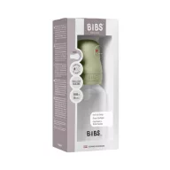   BIBS cumisüveg szett natúr kaucsuk cumifejjel - Zsálya (150ml)