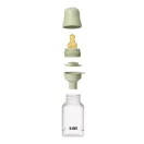 BIBS cumisüveg szett natúr kaucsuk cumifejjel - Zsálya (150ml)