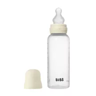   BIBS cumisüveg szett szilikon cumifejjel - Krémfehér (270ml)