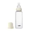 BIBS cumisüveg szett szilikon cumifejjel - Krémfehér (270ml)