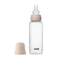   BIBS cumisüveg szett szilikon cumifejjel - Púderrózsaszín (270ml)