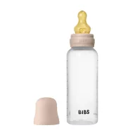   BIBS cumisüveg szett natúr kaucsuk cumifejjel - Púderrózsaszín (270ml)
