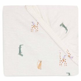 Jollein gumis lepedő 60x120 cm - Jungle Jambo