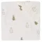 Jollein gumis lepedő 60x120 cm Miffy olive green nyuszis mintával összehajtva