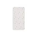 Jollein gumis lepedő 60x120 cm Miffy olive green nyuszis mintával összehajtva
