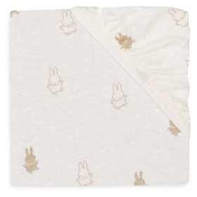 Jollein gumis lepedő 60x120 cm - Miffy nougat