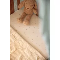 Jollein gumis lepedő 70x140cm - Twinkling - Sea Green