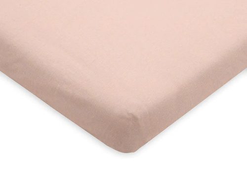 Minimal gumis lepedő kiságyba 70x140cm - Pale pink