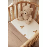 Jollein gumis lepedő kiságyba 70/75x140/150cm - Teddy