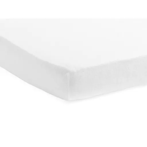 Jollein molton gumis lepedő - Fehér 60x120 cm