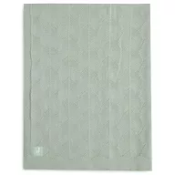 Minimal kötött takaró 75x100 cm GOTS Sea Foam - Zöld