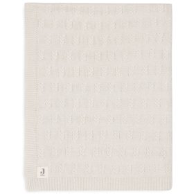 Minimal kötött takaró gabonamintás 75x100 cm - Oatmeal