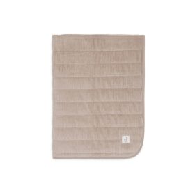 Minimal velvet babatakaró 75x100 cm - Milky Coffee