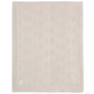 Minimal kötött takaró 100x150 cm GOTS Sea Foam - bézs