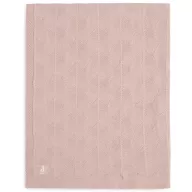   Minimal kötött takaró 100x150 cm GOTS Sea Foam - Wild rose