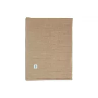 Minimal kötött takaró pure knit 75x100 cm GOTS - keksz