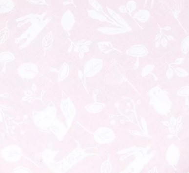 Prémium babaágynemu garnitúra 2 részes huzat 90x120+40x60 cm - Rózsaszín vadon