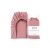 Deluxe organikus pamut lepedő - Rose 60x120-as