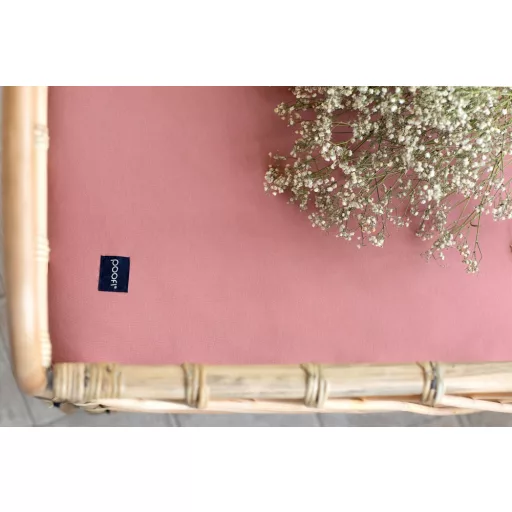 Poofi organikus pamut lepedő - Rose 60x120-as