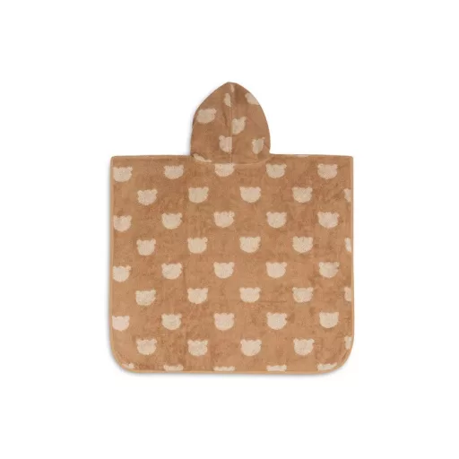 Minimal kapucnis poncsó - Jacquard - Mackó