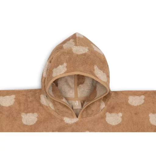 Minimal kapucnis poncsó - Jacquard - Mackó