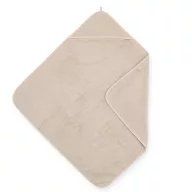 Minimal kapucnis törölköző 75x75 cm - Bézs