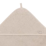 Minimal kapucnis törölköző 75x75 cm - Bézs