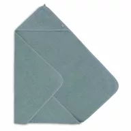 Minimal kapucnis törölköző 75x75 cm - Sea Green