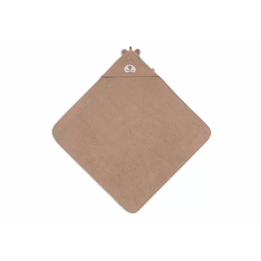 Minimal kapucnis törölköző 75x75 Jungle Jambo maci