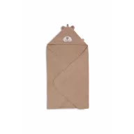 Minimal kapucnis törölköző 75x75 Jungle Jambo maci