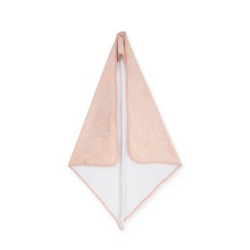 Minimal kapucnis törölköző 75x75 cm - Pale pink sneak