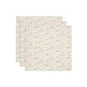   Minimal mintás tetra pelenka válogatás 3 db-os - Animals olívazöld