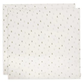   Minimal muszlin takaró 2db-os csomag - Happy Miffy olívazöld