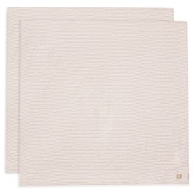   Minimal muszlin takaró 2db-os csomag - Miffy Stripe - Biscuit