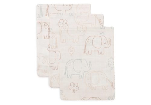 Minimal mintás fürdetőkesztyű válogatás 3 db-os - Elephant tales
