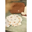 Jollein Jollies mintás 3 darabos pamut muszlin fürdetőkesztyű szett