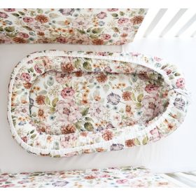 Happy kókuszbetétes babafészek - Vadvirágok