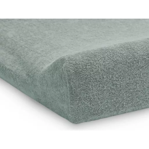 Minimal pelenkázó lap huzat - Zöld frottír