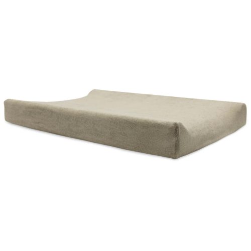 Minimal pelenkázó lap huzat - Olívazöld frottír