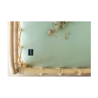 Poofi organikus pamut lepedő - Zsálya 70x140-es